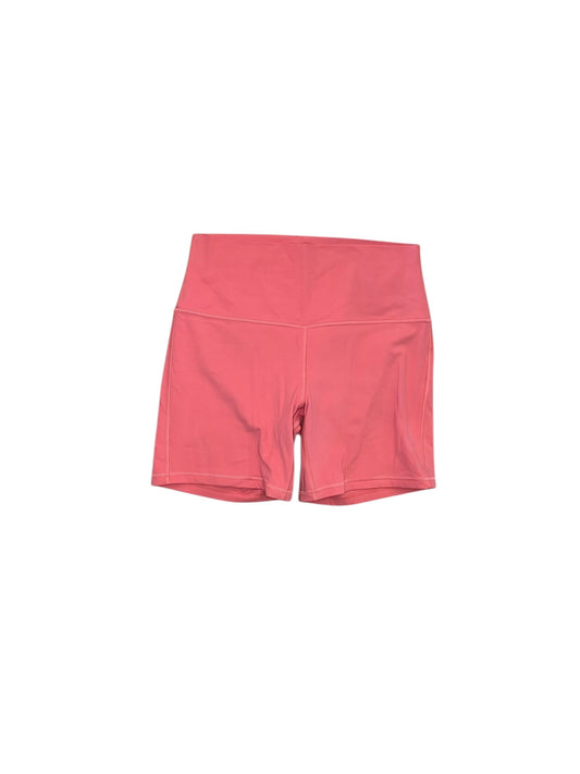 Athletic Shorts By Lululemon In Pink, Size:M