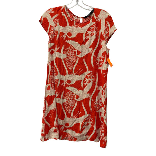 Dress Casual Short By Zara In Orange, Size:M