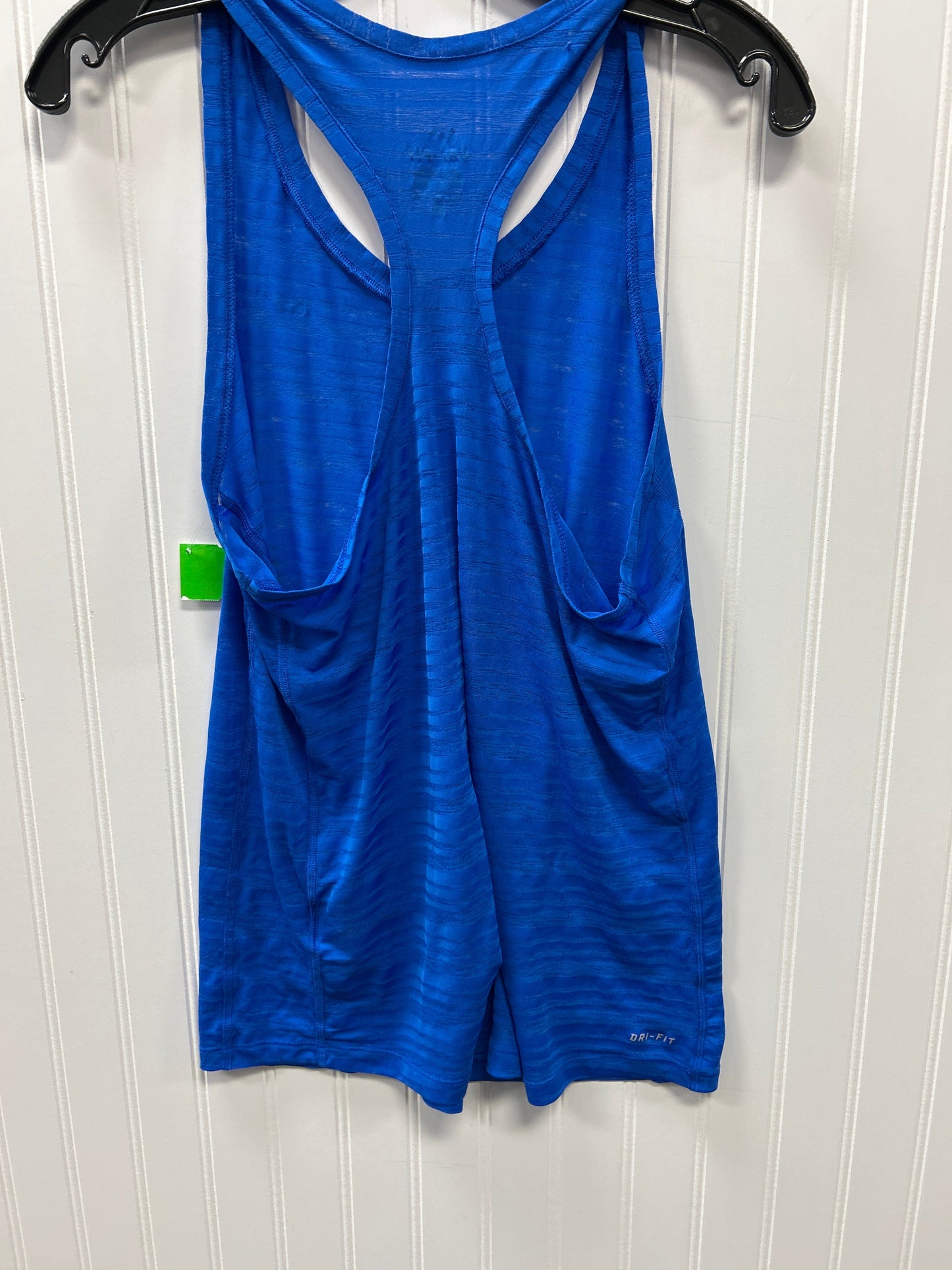 Athletic Tank Top By Nike In Blue, Size:L