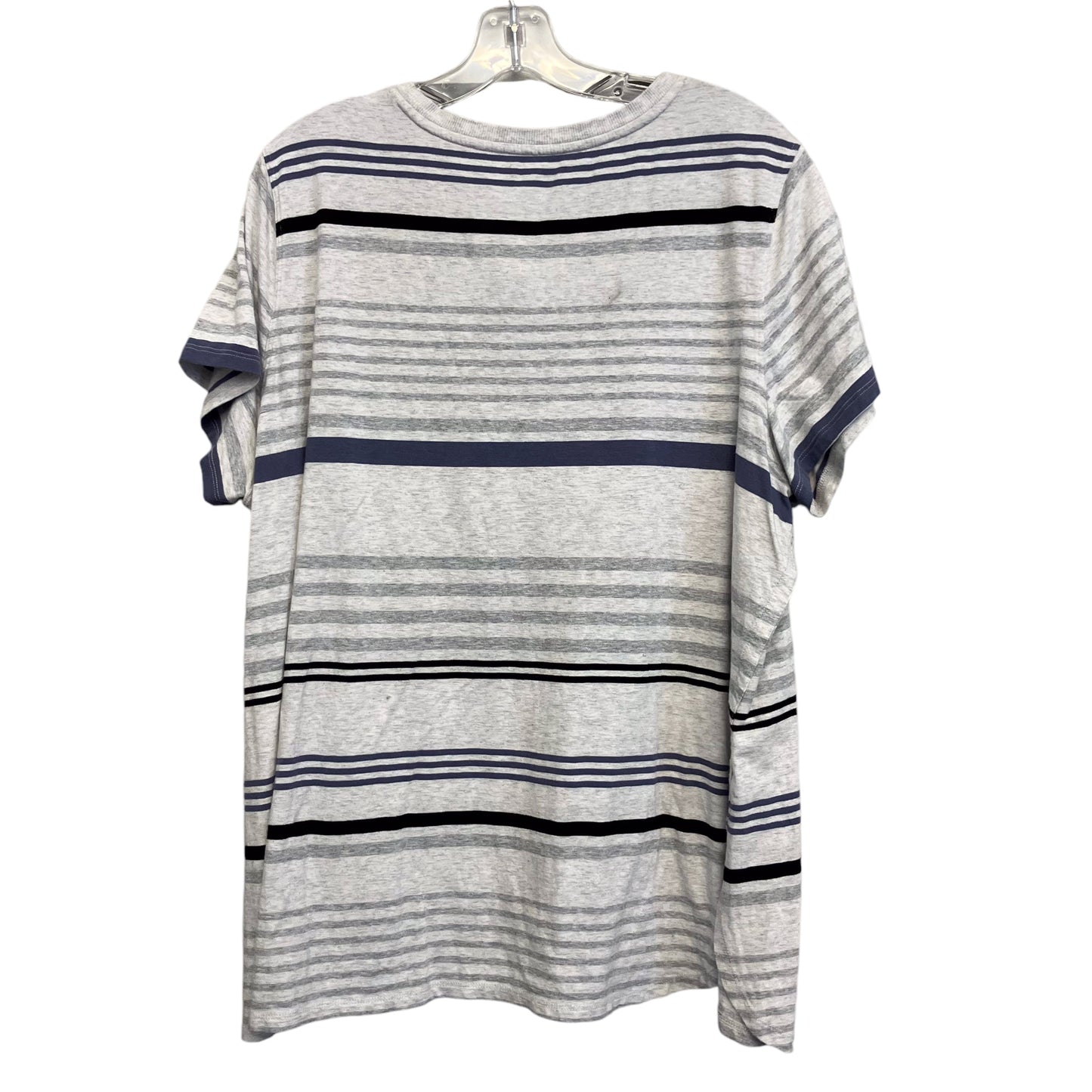 Top Ss By Calvin Klein In Striped Pattern, Size:3X