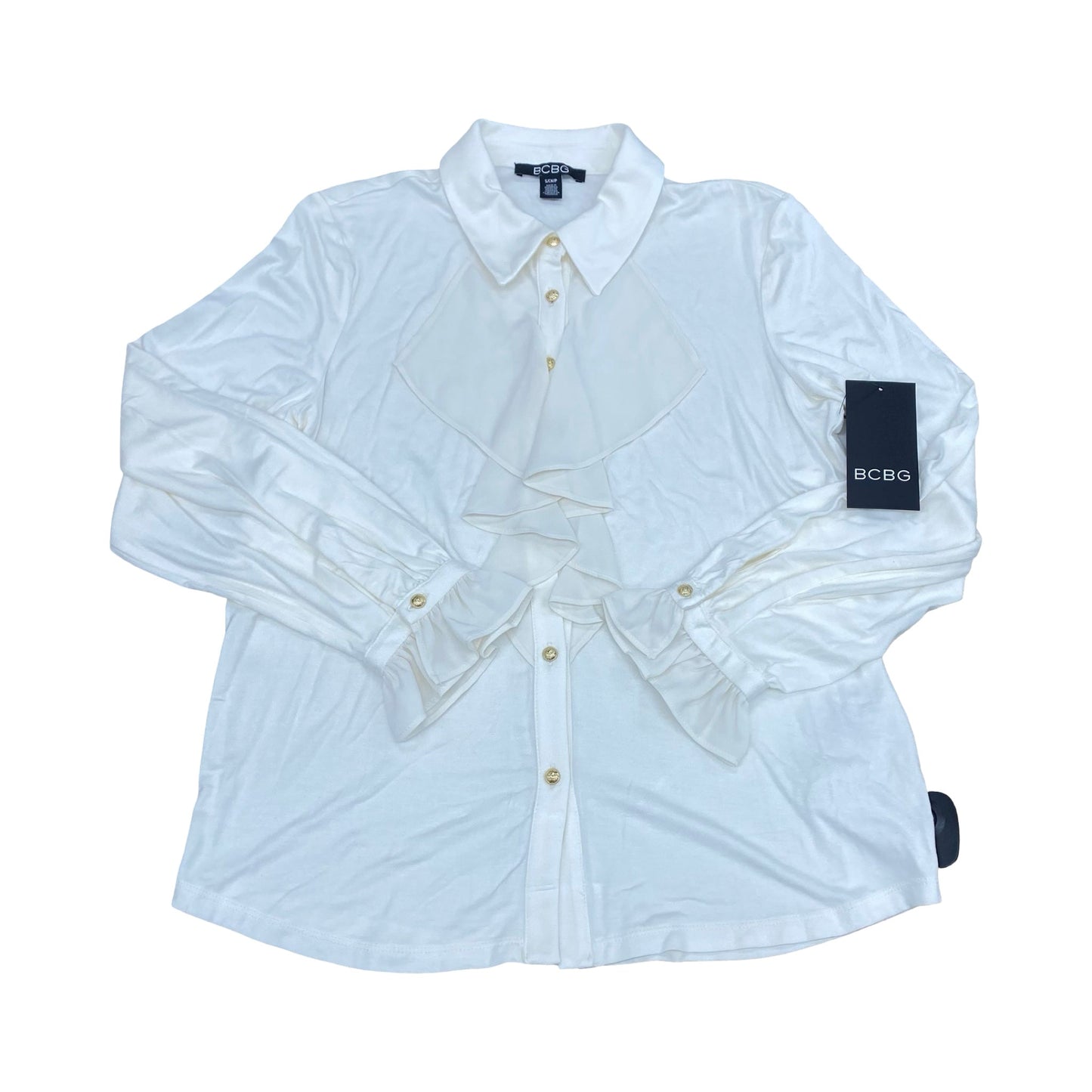 Top Ls By Bcbg In Cream, Size:S