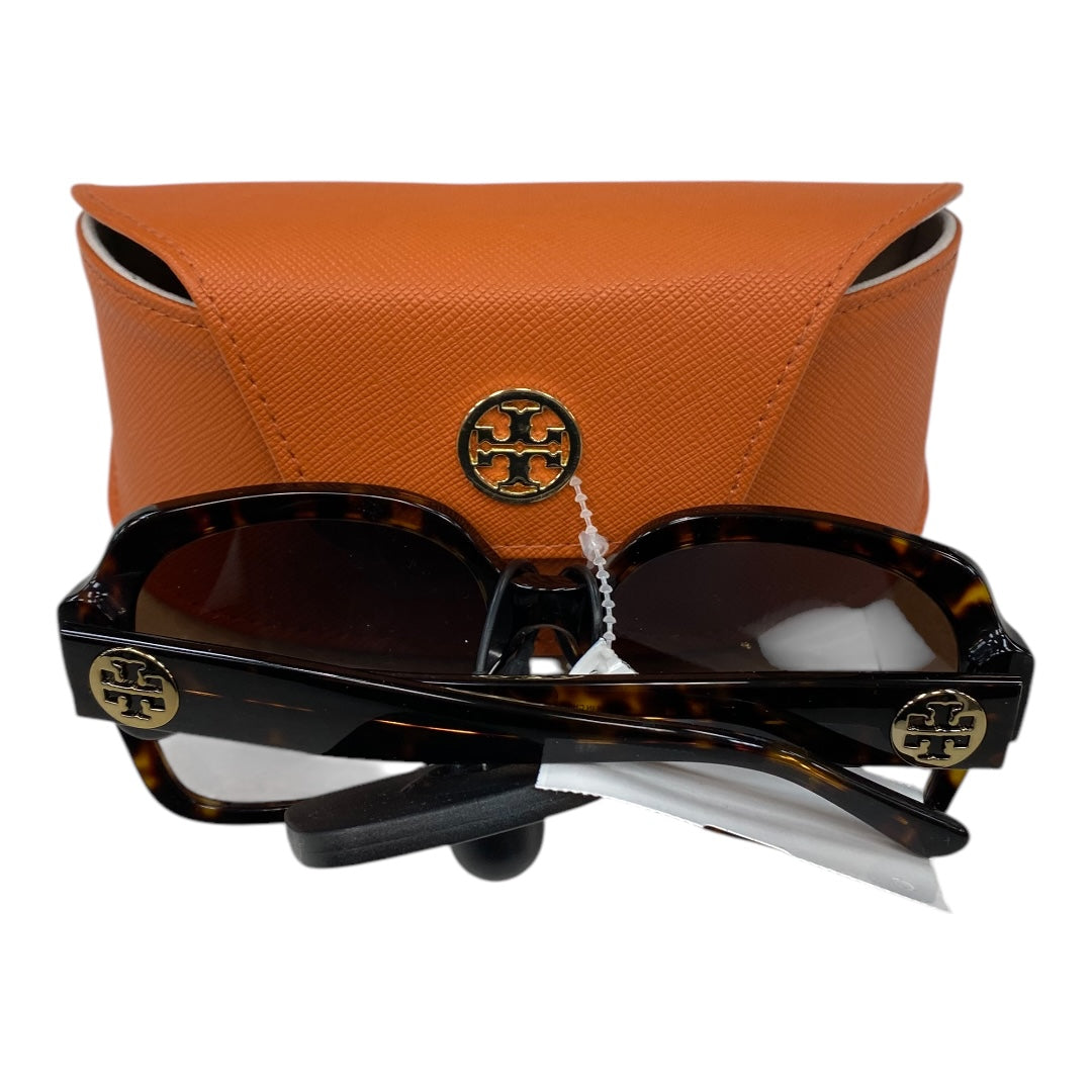 Sunglasses Designer By Tory Burch In Brown