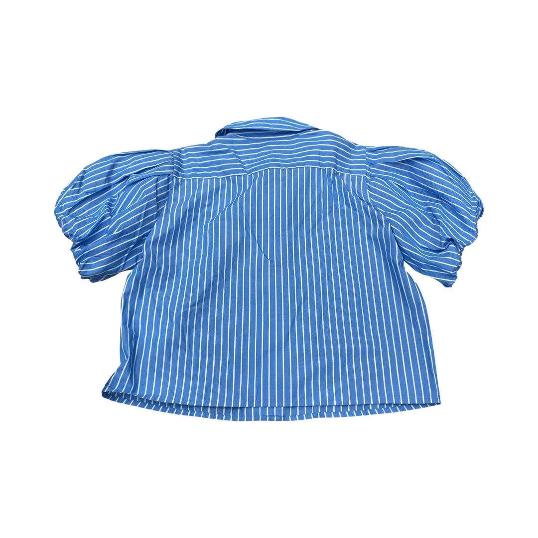 Top Ss By J. Crew In Striped Pattern, Size:8