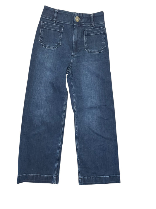 Jeans Wide Leg By Pilcro In Blue Denim, Size:2