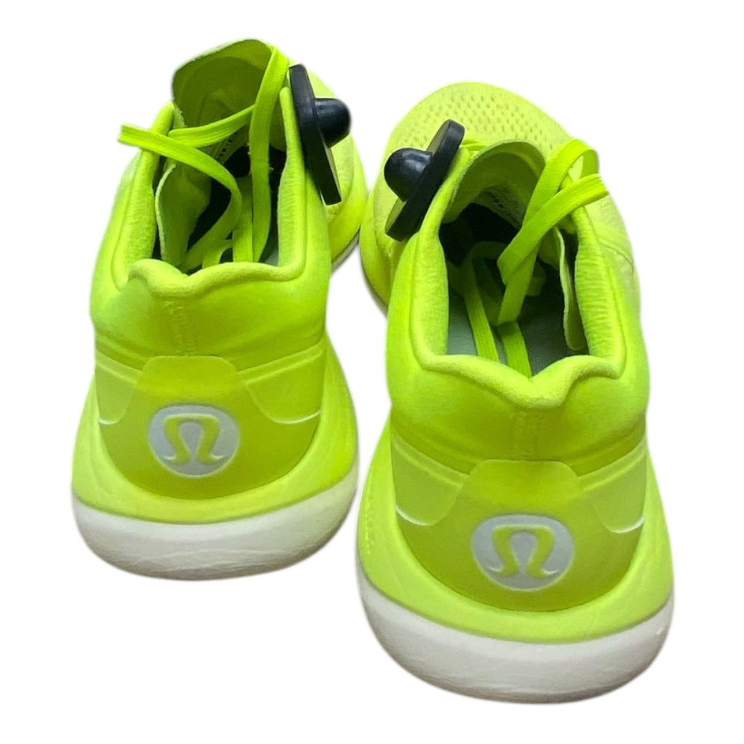 Shoes Athletic By Lululemon In Yellow, Size:8.5
