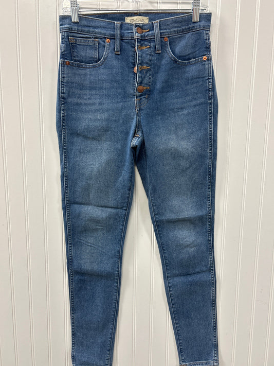 Jeans Skinny By Madewell In Blue Denim, Size:6
