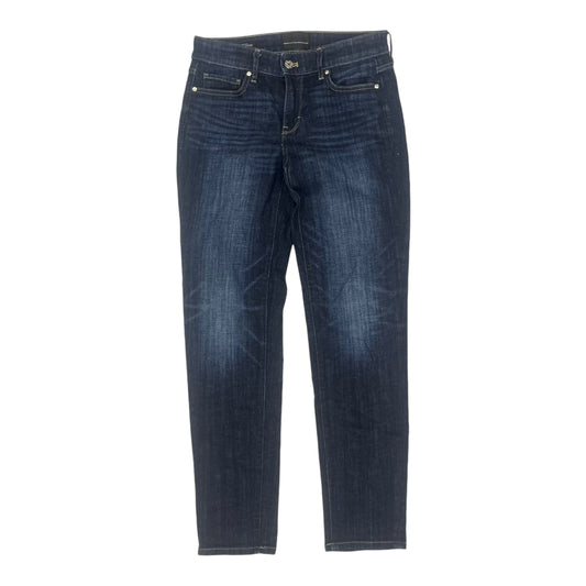 Jeans Straight By White House Black Market In Blue Denim, Size:0