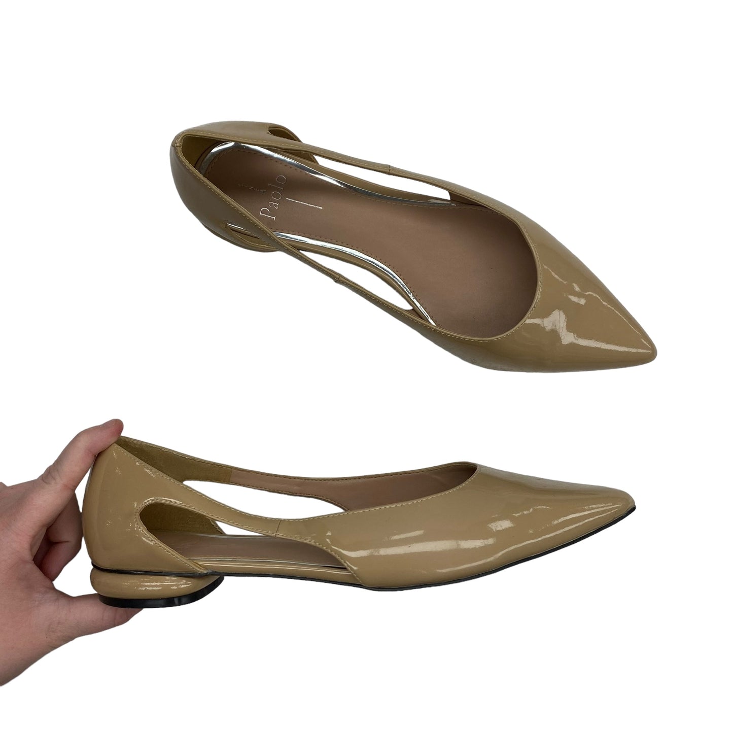 TAN SHOES FLATS by CLOTHES MENTOR Size:10