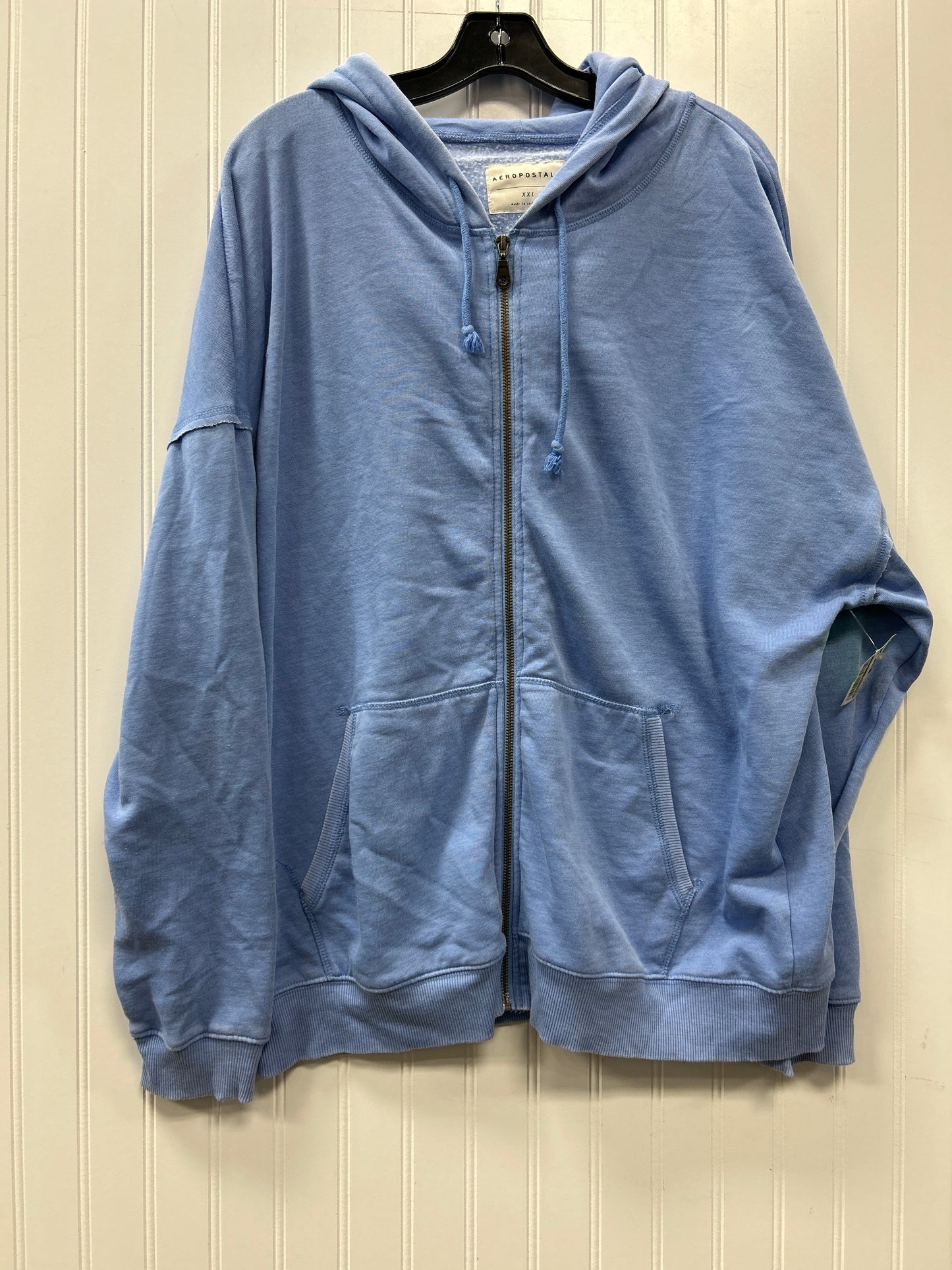 Sweatshirt Hoodie By Aeropostale In Blue, Size:Xxl