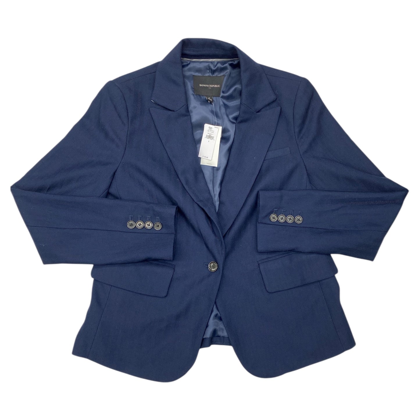 Blazer By Banana Republic In Navy, Size:Xs