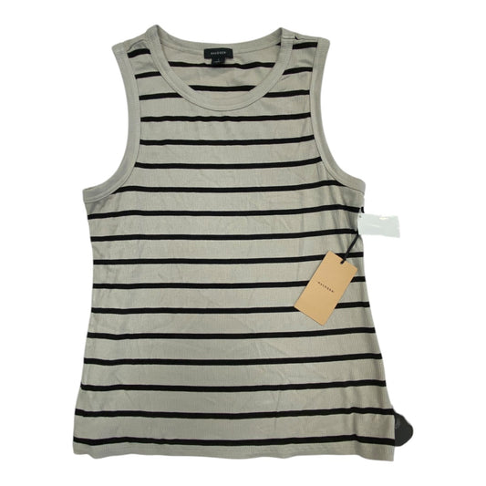 Top Sleeveless By Halogen In Striped Pattern, Size:L