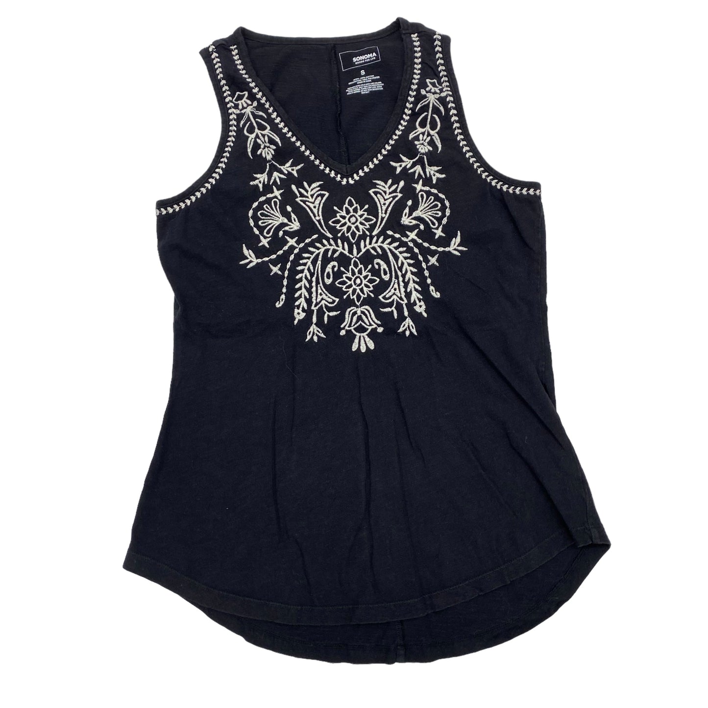 BLACK SONOMA TOP SLEEVELESS, Size S