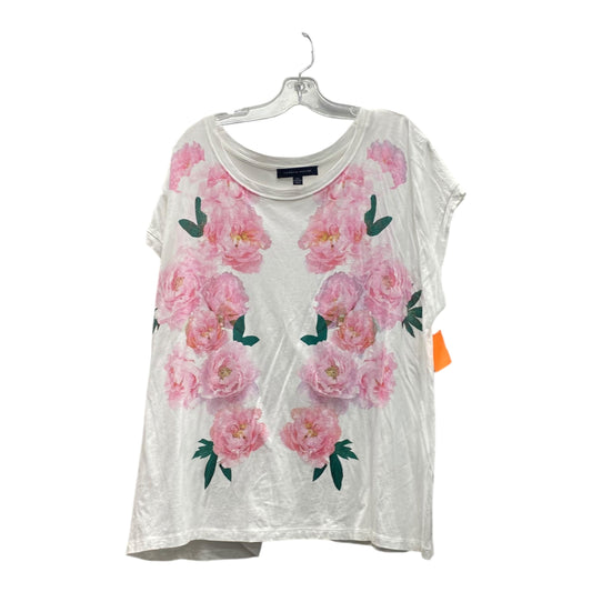Top Ss By Tommy Hilfiger In White, Size:1X