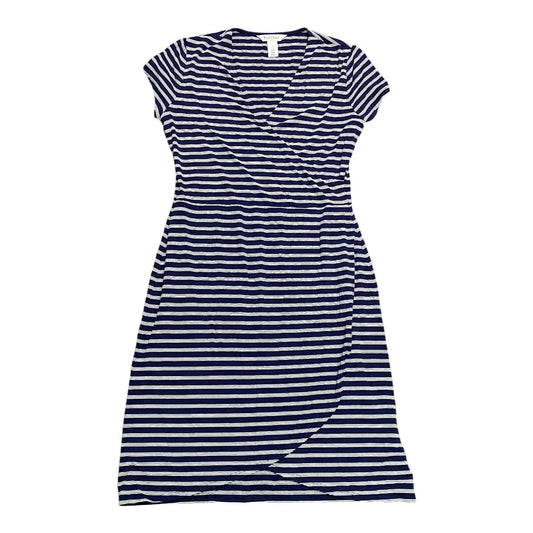 Dress Casual Midi By White House Black Market In Striped Pattern, Size:4