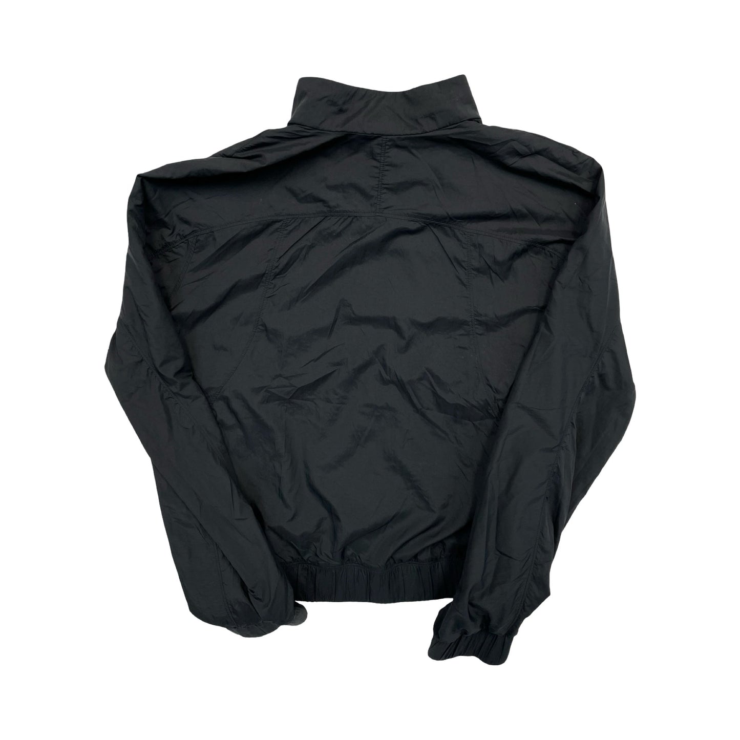Athletic Jacket By Lululemon In Black & Green, Size:6