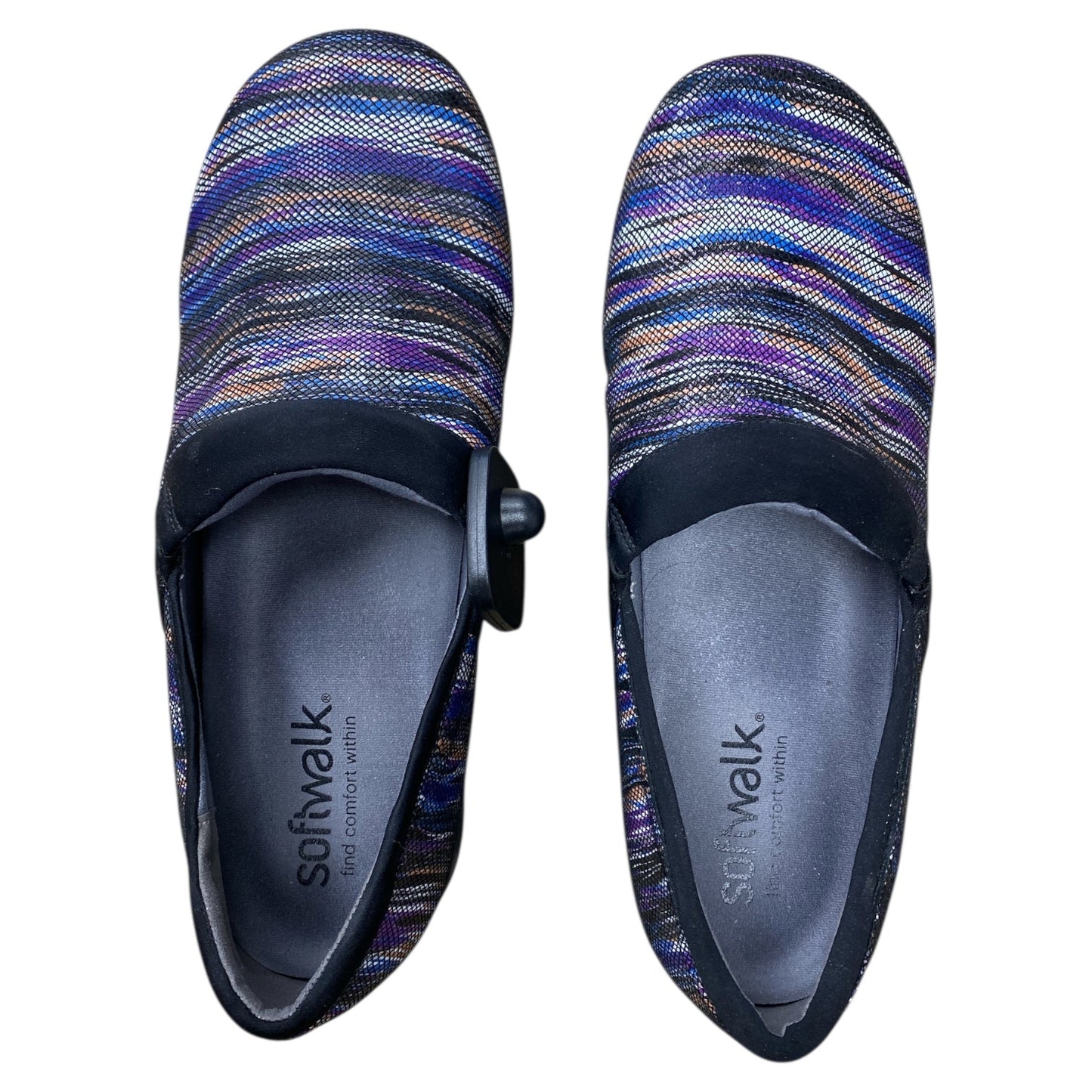 Shoes Heels Block By Soft Walk In Multi, Size:12