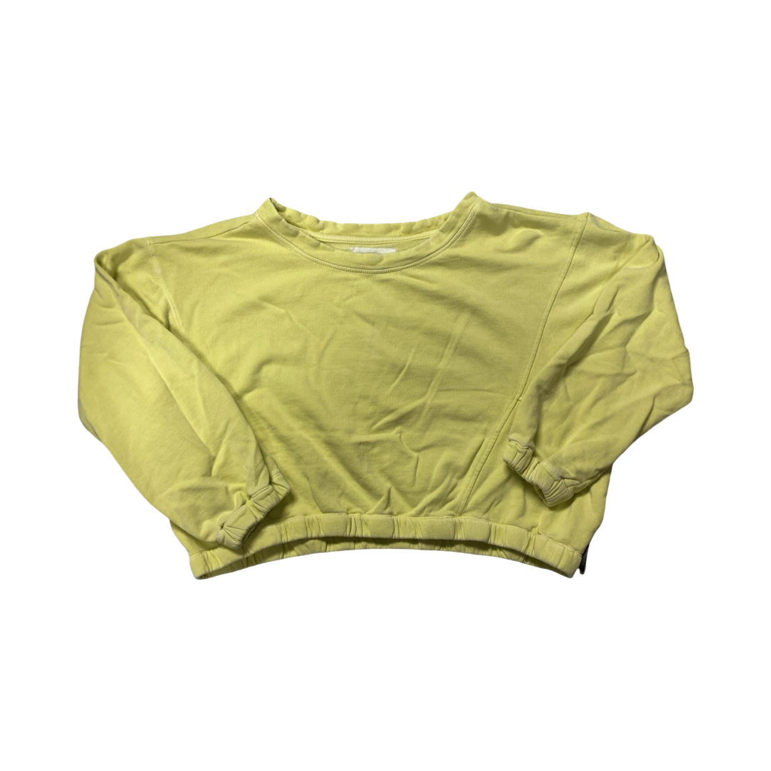 Sweatshirt Crewneck By Anthropologie In Yellow, Size:S