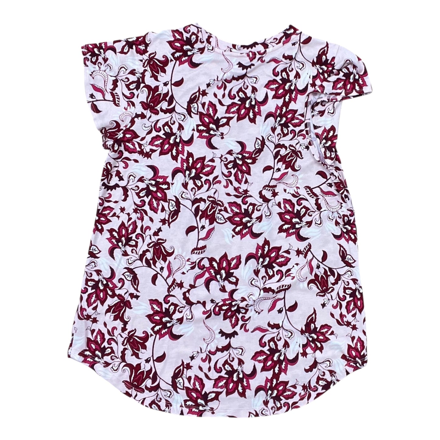 Top Ss By Liz Claiborne In Pink & White, Size:S