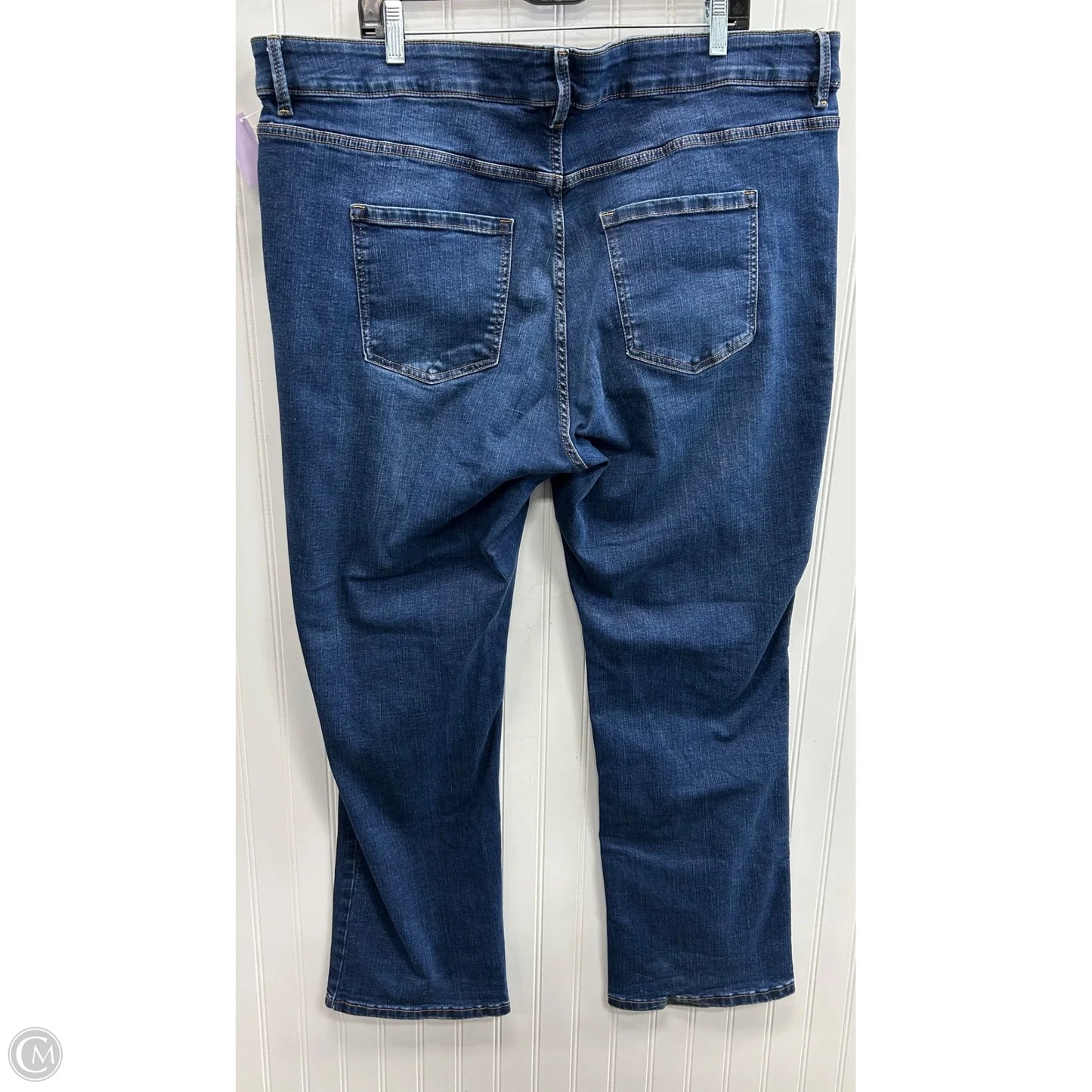 Jeans Boot Cut By Liz Claiborne In Blue Denim, Size: 18