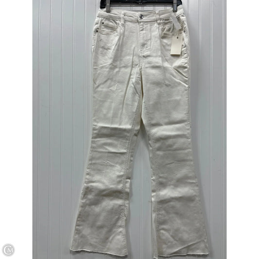 Jeans Flared By Good Hart In White, Size: 8