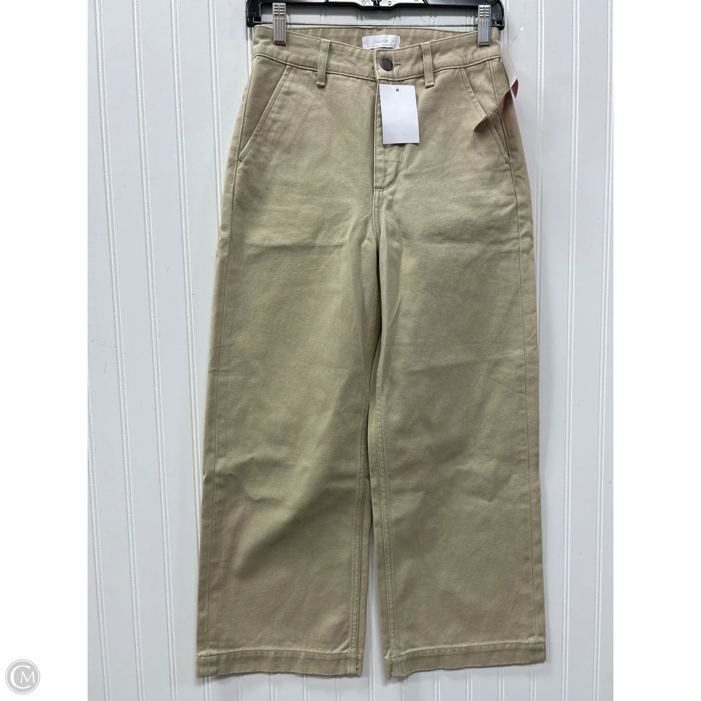 Jeans Wide Leg By Cmb In Tan, Size: 2