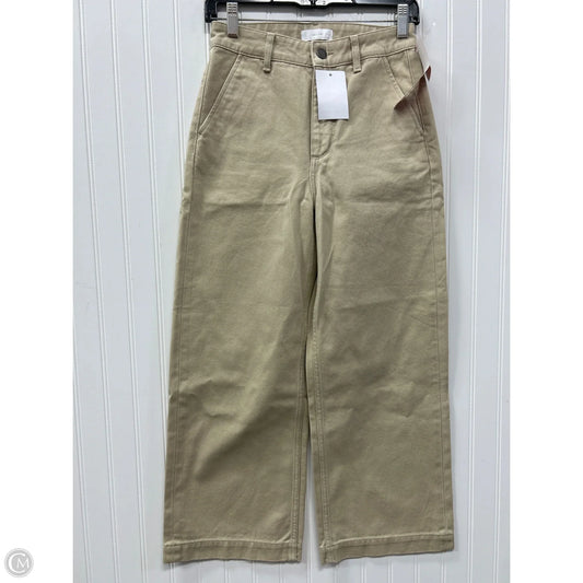 Jeans Wide Leg By Cmb In Tan, Size: 2