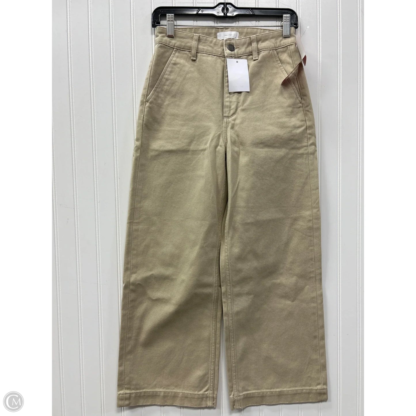 Jeans Wide Leg By Cmb In Tan, Size: 2