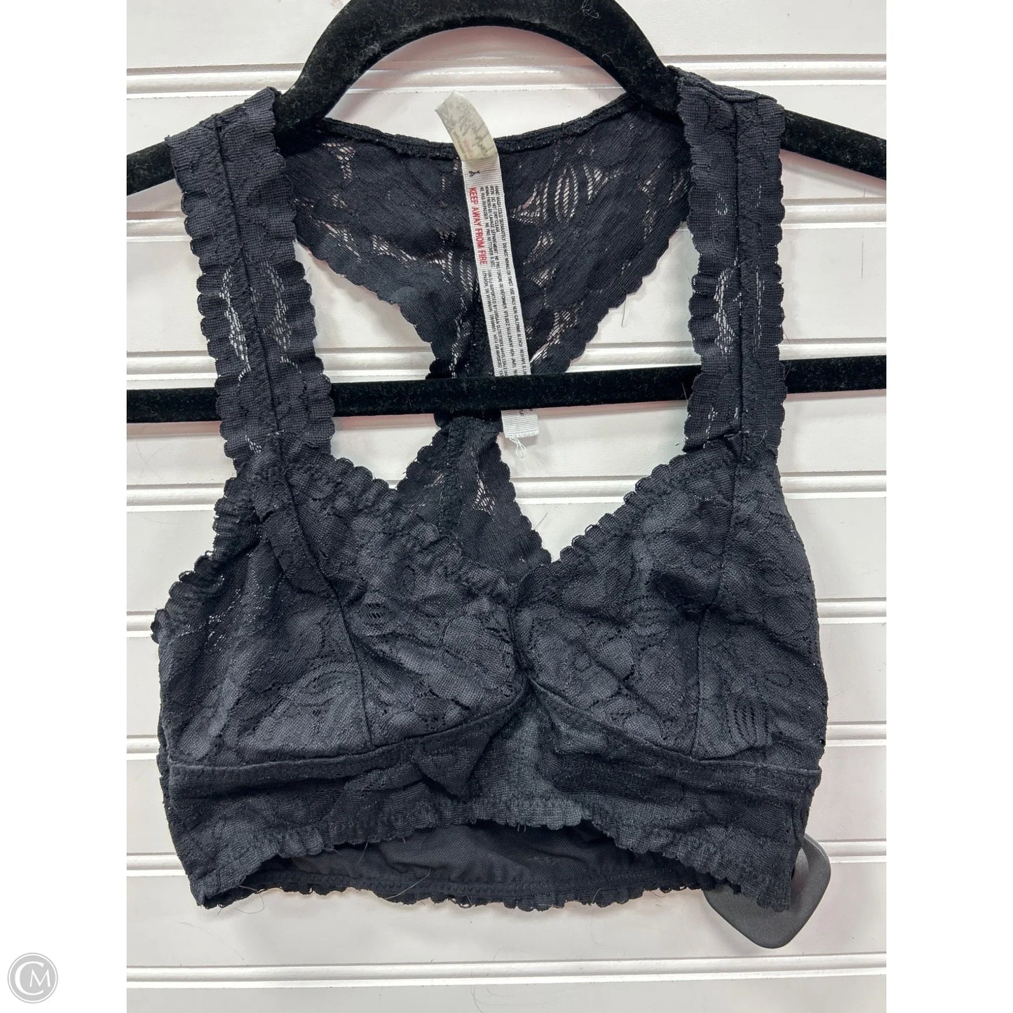 Bralette By Free People In Black, Size: Xs