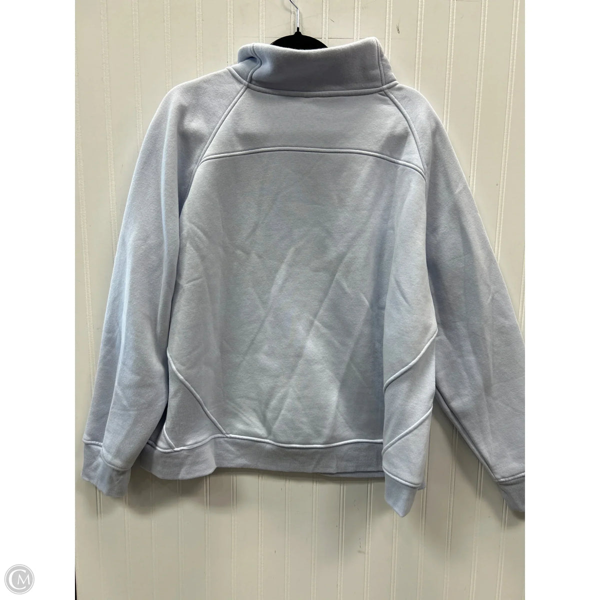 Athletic Sweatshirt Collar By Danskin In Blue, Size: 3x