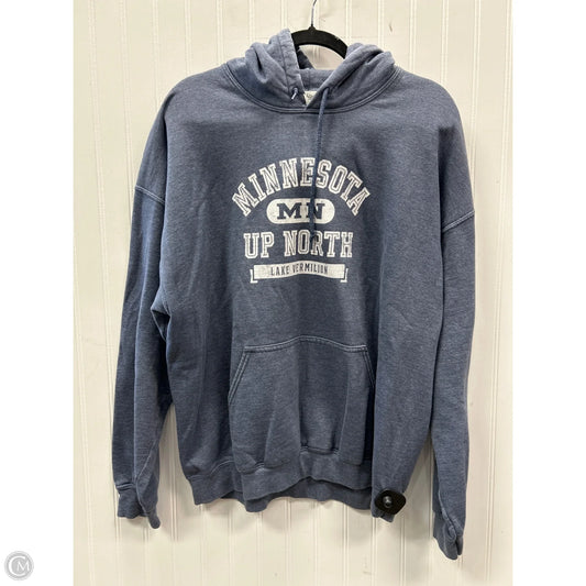 Sweatshirt Hoodie By Artisan Ny In Blue, Size: Xl