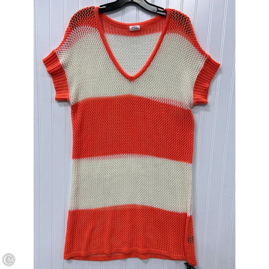 Swimwear Cover-up By Tobi In Cream & Orange