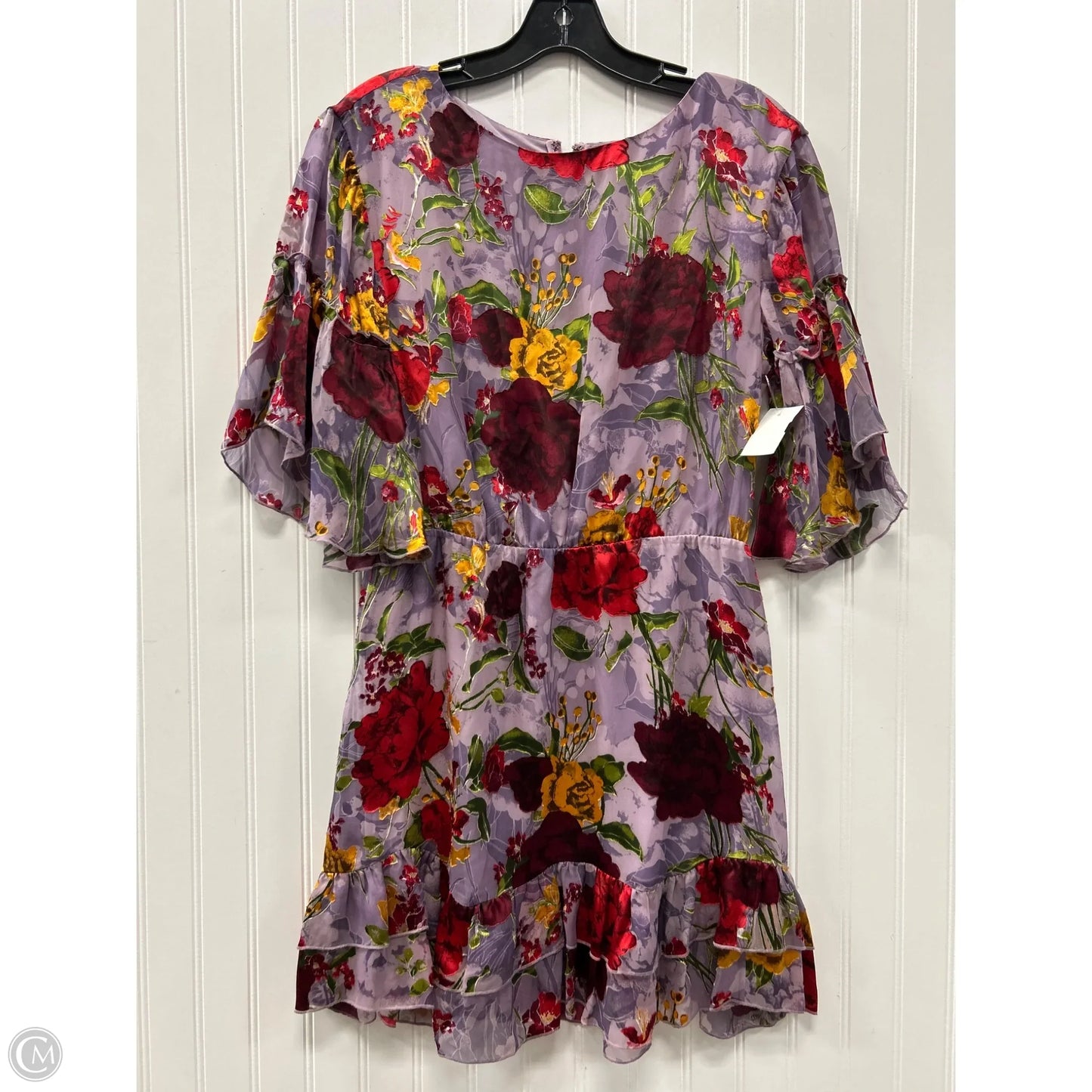 Dress Designer By Alice + Olivia In Floral Print, Size: 8