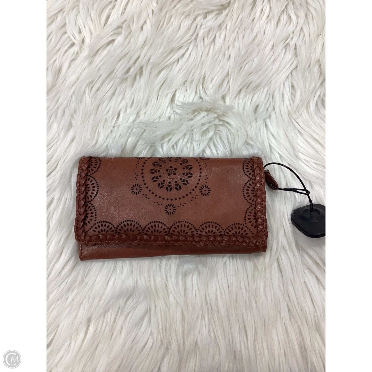 Wallet Leather By Cmc, Size: Large