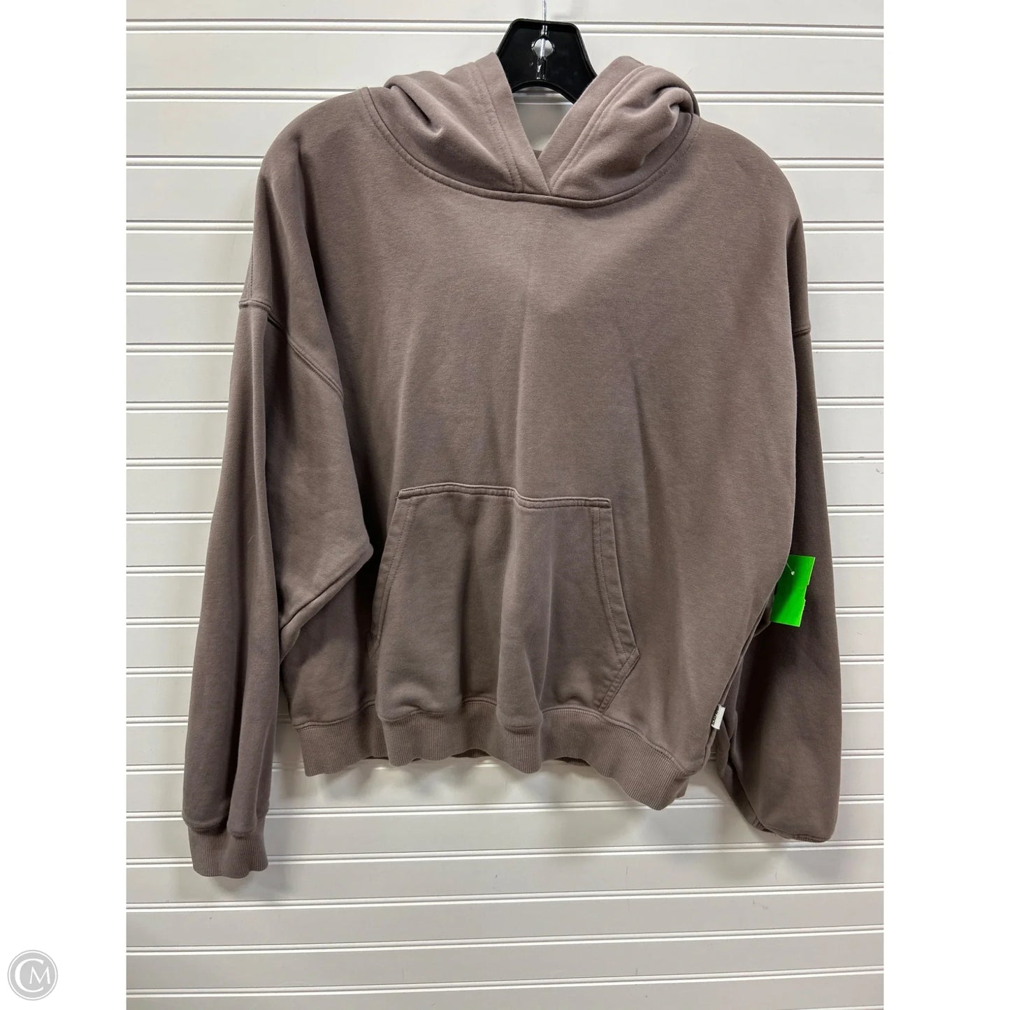 Sweatshirt Hoodie By Fabletics In Brown, Size: L