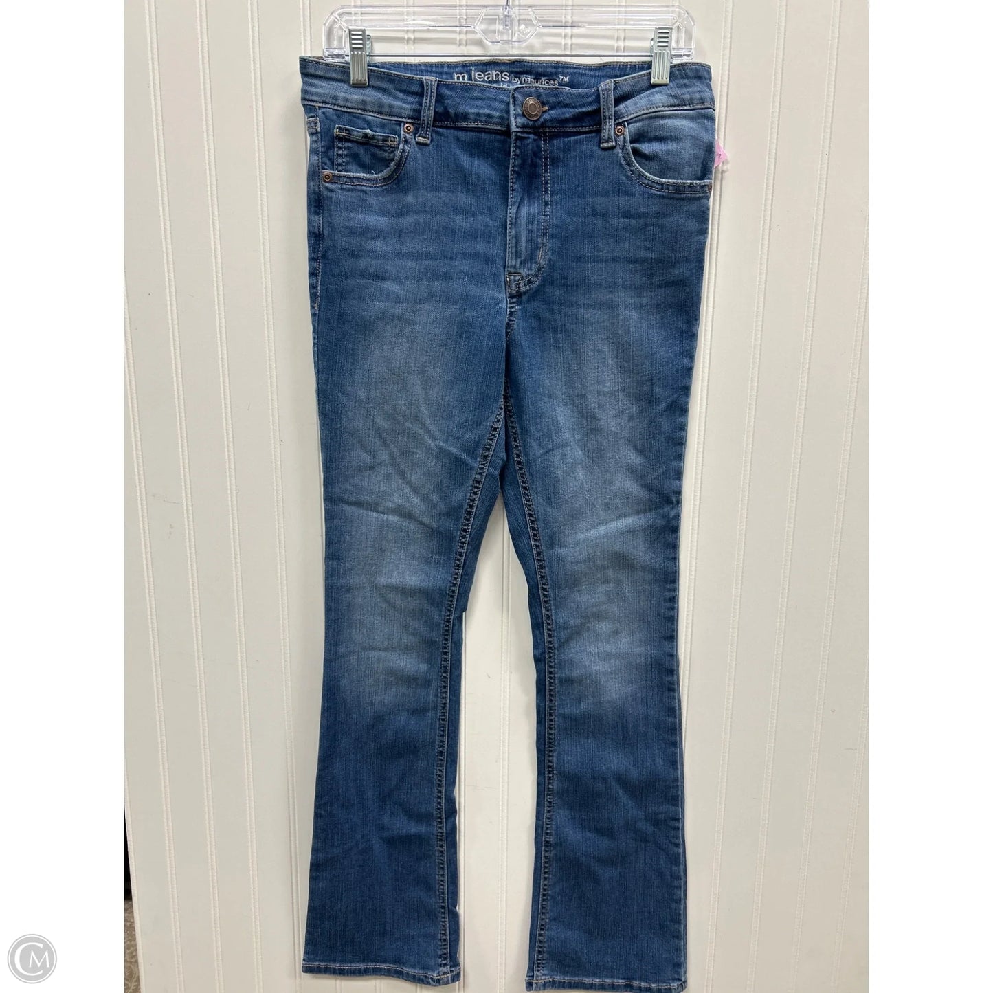 Jeans Flared By Maurices In Blue Denim, Size: 4
