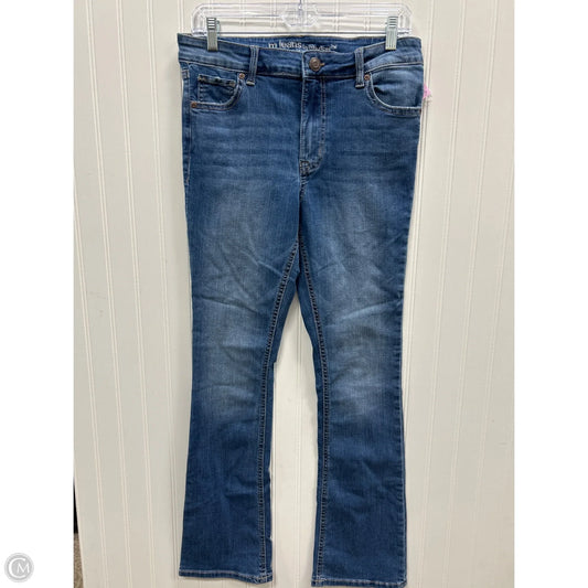 Jeans Flared By Maurices In Blue Denim, Size: 4