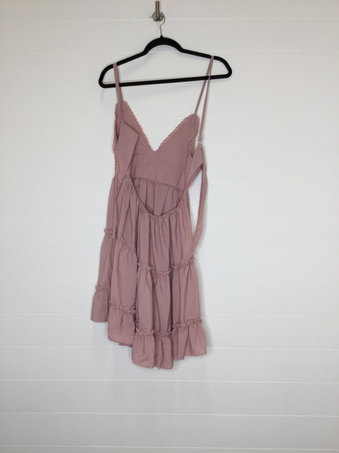 Pink Dress Casual Short Clothes Mentor, Size S