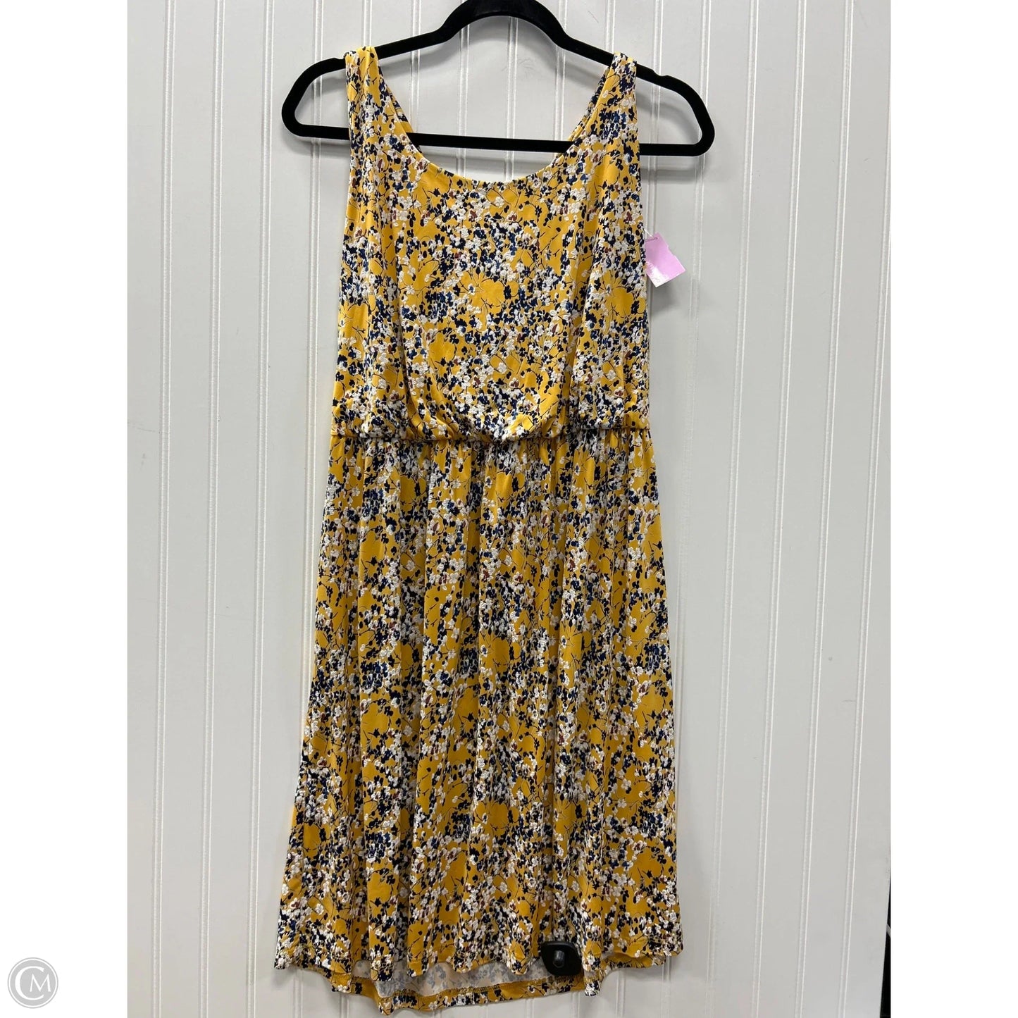 Dress Casual Short By Kaileigh In Yellow, Size: 1x