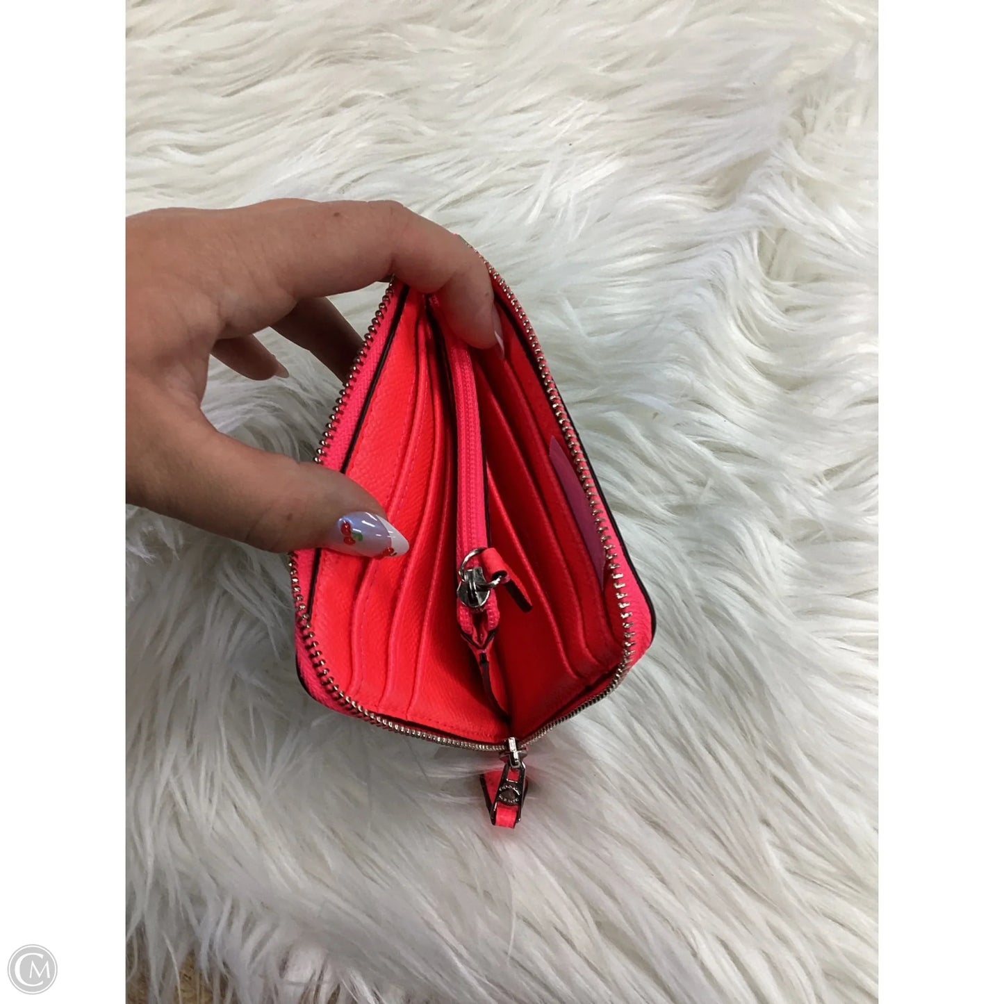 Coin Purse Designer By Coach, Size: Small