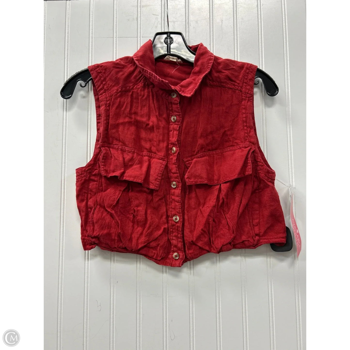 Top Sleeveless By Pilcro In Red, Size: Xs