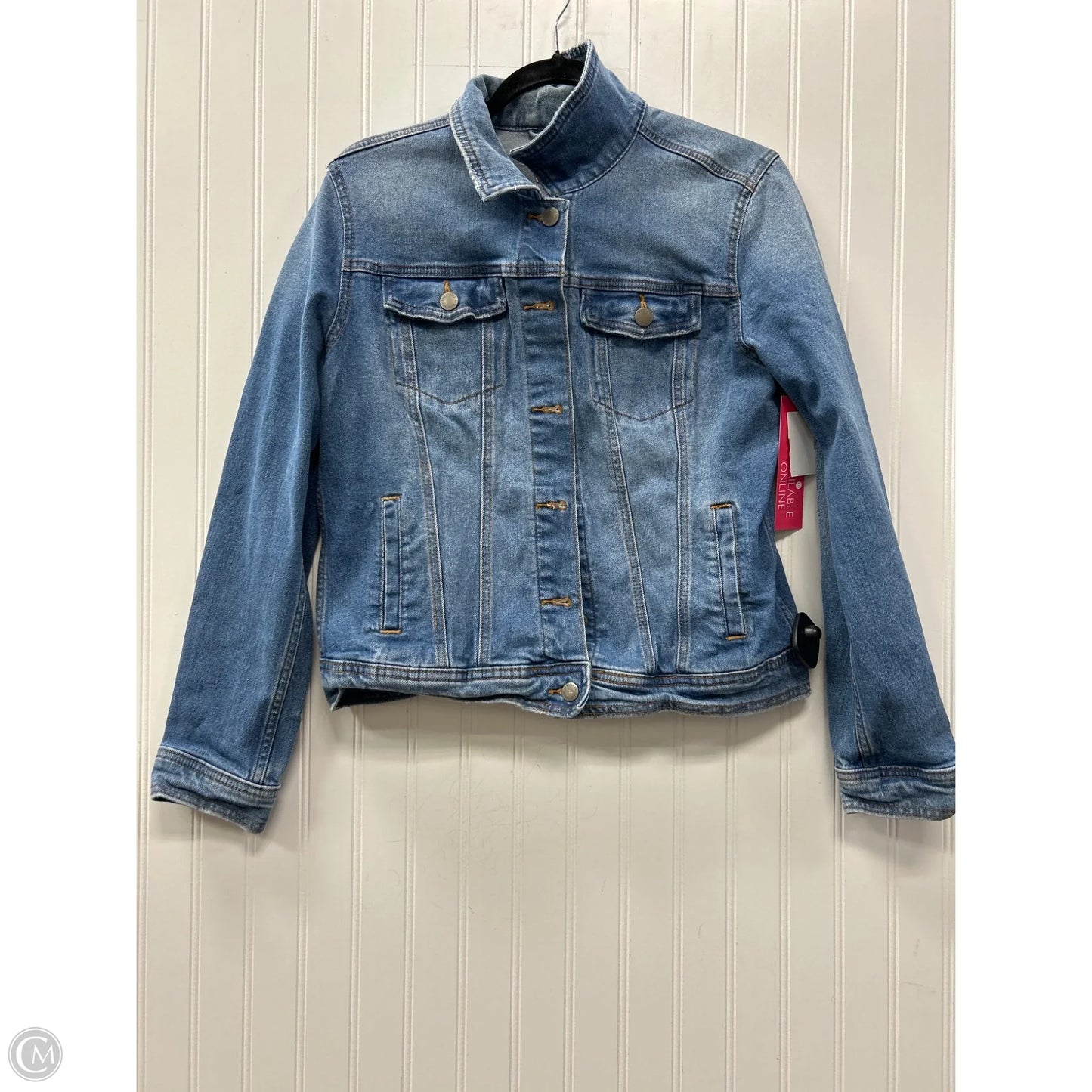 Jacket Denim By Universal Thread In Blue Denim, Size: M