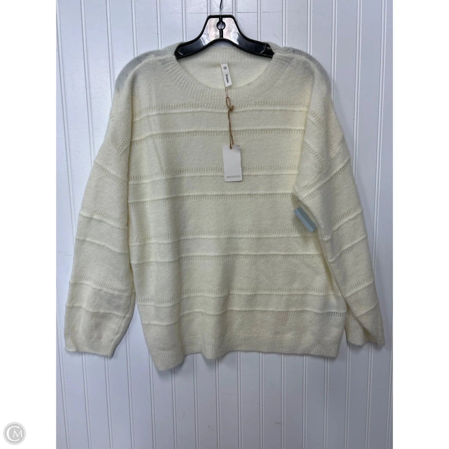 Sweater By Wishlist In Cream, Size: M