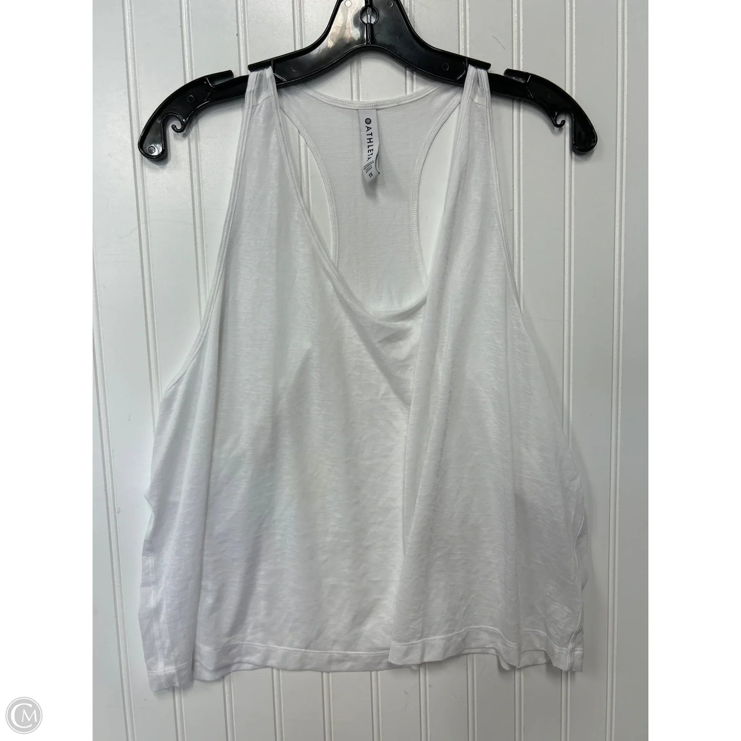 Athletic Tank Top By Athleta In White, Size: 1x