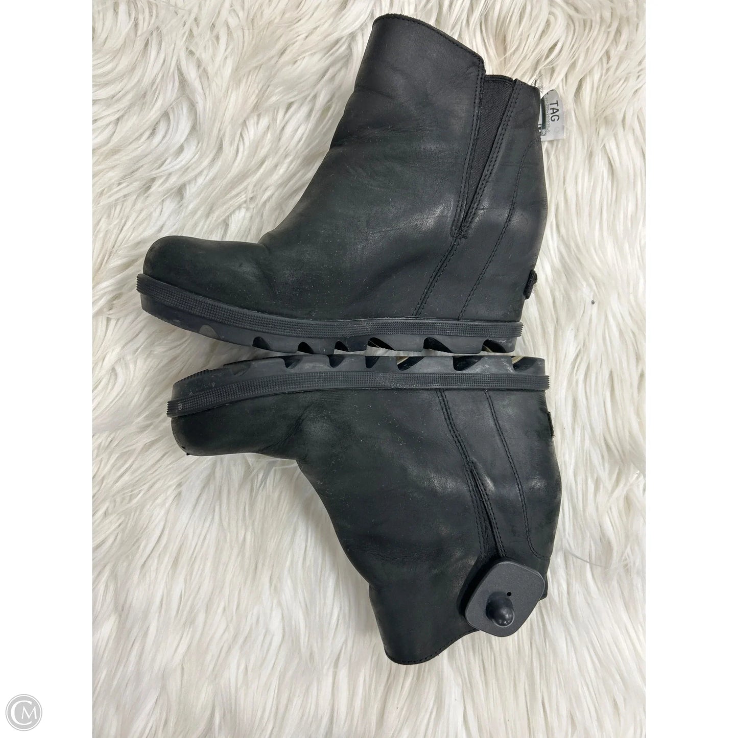 Boots Ankle Heels By Sorel In Black, Size: 6.5