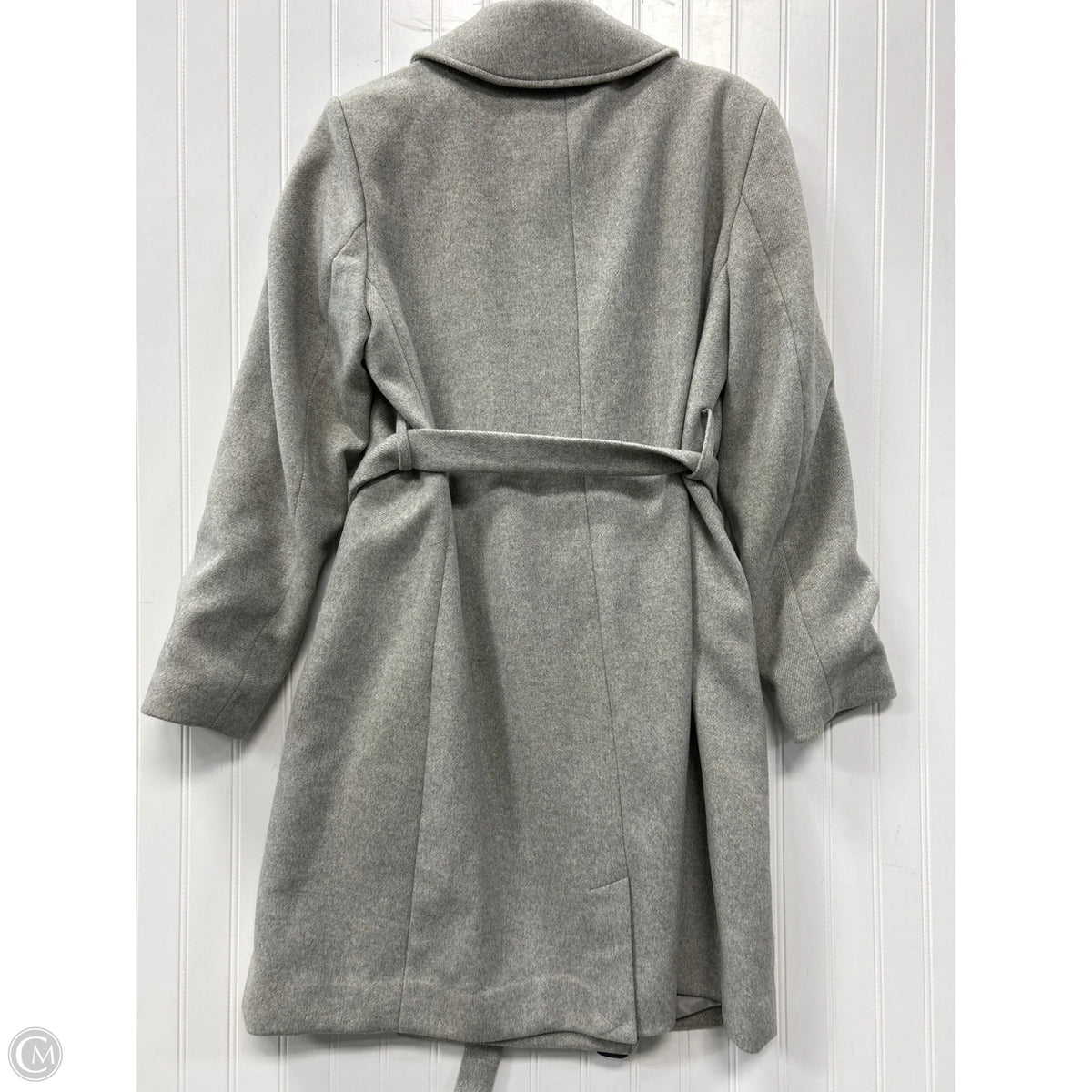 Coat Wool By Gap In Grey, Size: M