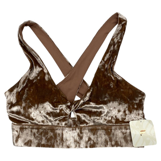 Athletic Bra By Fabletics In Brown, Size:S