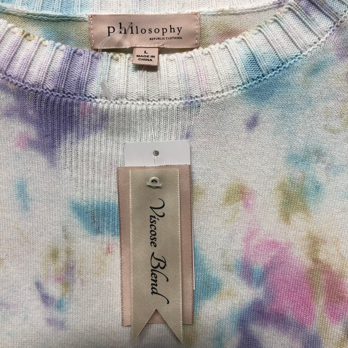 Sweater By Philosophy In Multi, Size:L