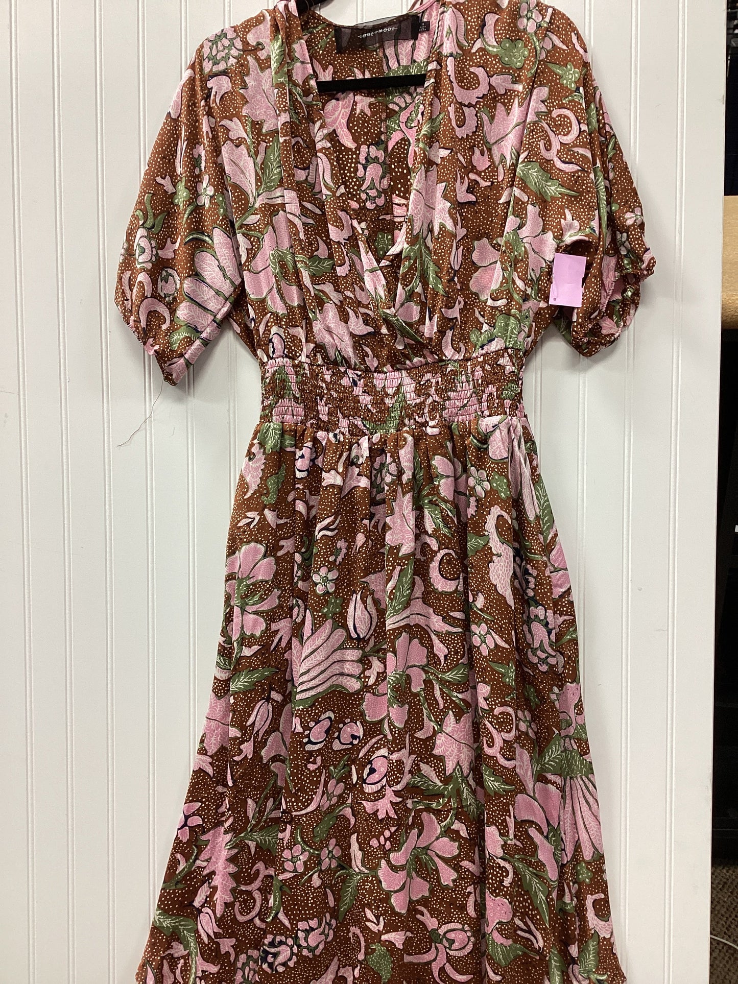 Dress Casual Maxi By Cmc In Brown, Size:S