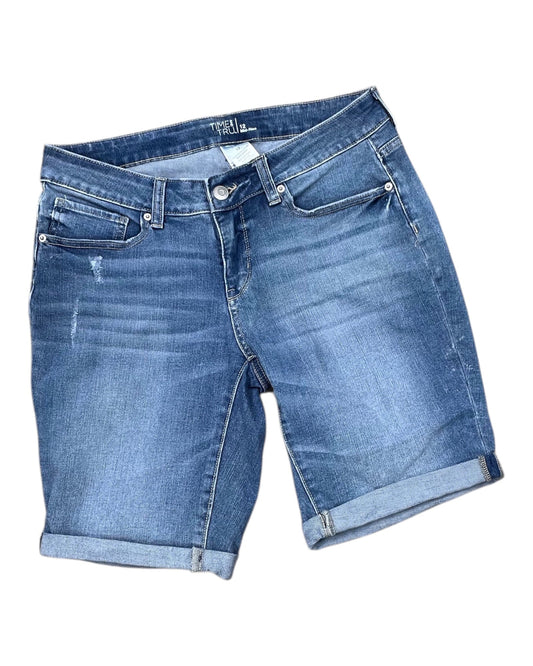 Shorts By Time And Tru In Blue Denim, Size:12