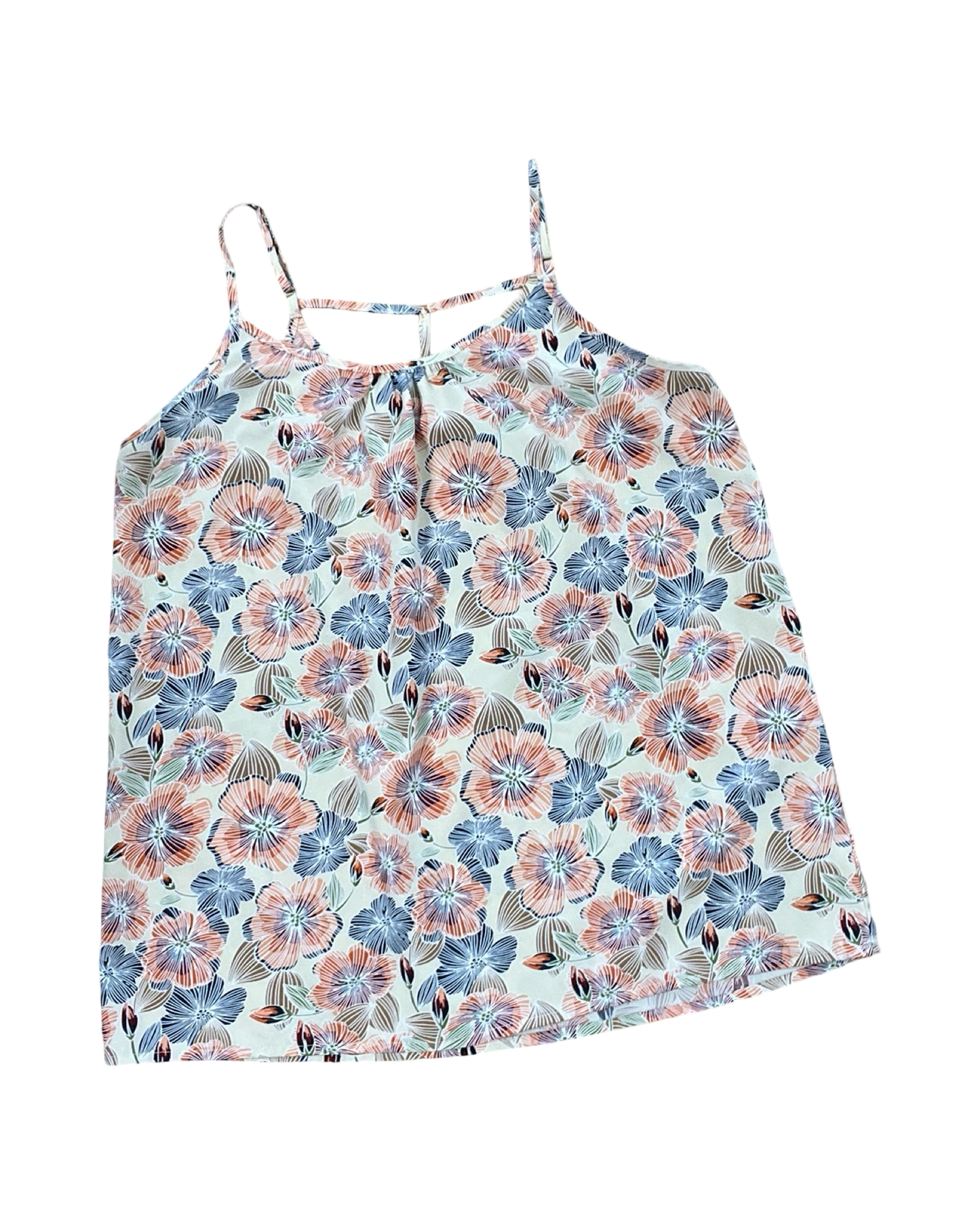Top Cami By Daniel Rainn In Blue & Pink, Size:S